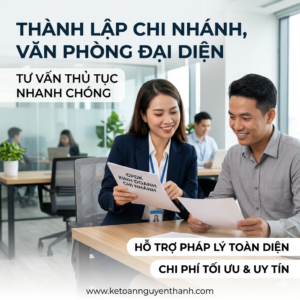 Thành lập chi nhánh, văn phòng đại diện - 01