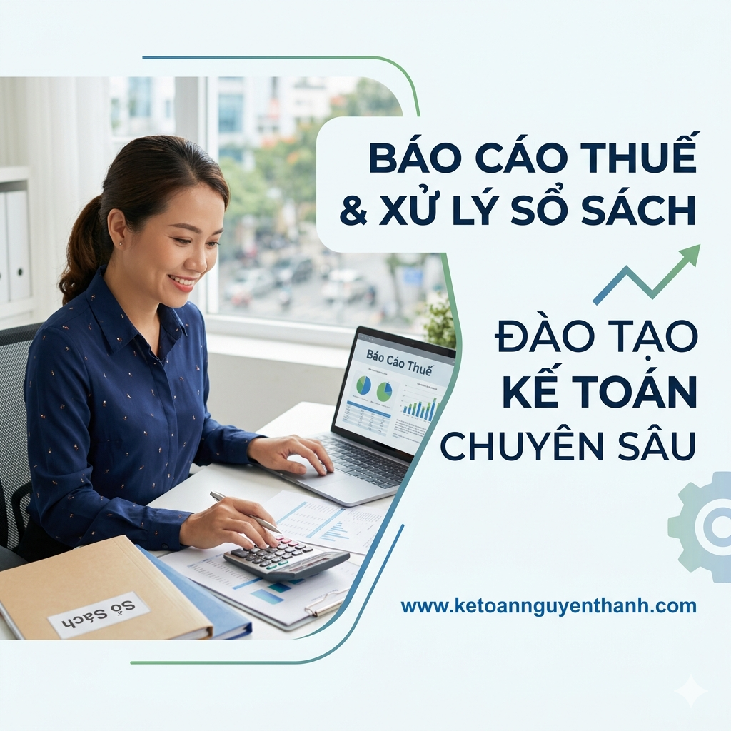 Xử lý sổ sách kế toán chuyên nghiệp